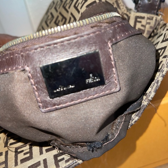 Y2K Fendi zucchino baguette gunmetal hardware Y2K bag - Picture 13 of 16